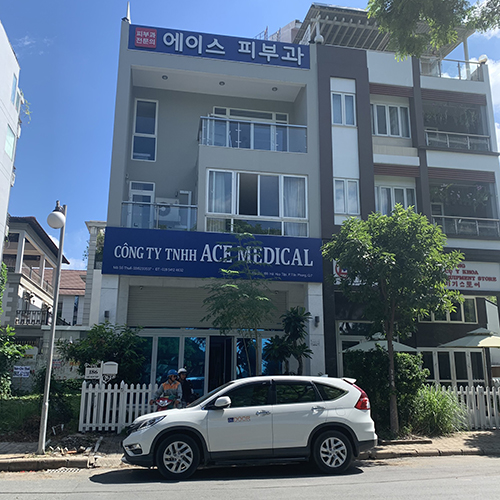 Công trình tại bệnh viện da liễu Hàn Quốc ở Quận 7